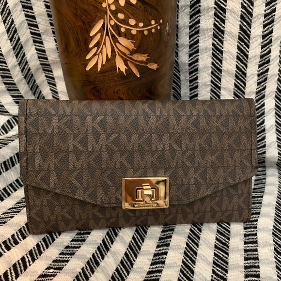 Michael Kors Handbags - Michael kors brown wallet brand new large trifold